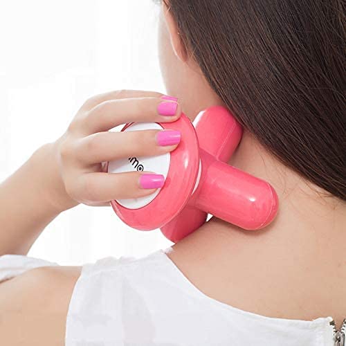 Mini Electric Body Massager for Neck Back Shoulder | USB Powered Vibration Massager Machine for Pain Relief & Muscle Relaxation | Portable Handheld Therapy Tool for Men Women | Lightweight Travel-Friendly Massage Device (Random Color)