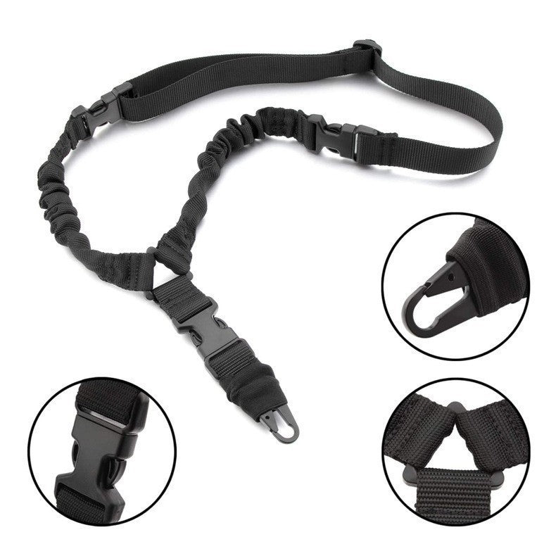 Durable Tactical Rifle Sling for Hunting & Training ? Adjustable, Bungee, Quick Detach