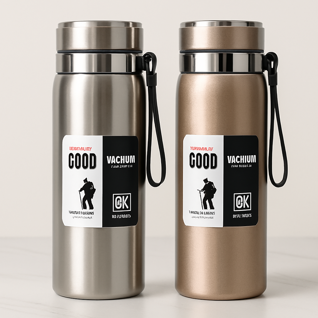 1000ml Large Capacity Stainless Steel Thermos Bottle ? Hot & Cold Vacuum Flask Water Bottle (Random color)