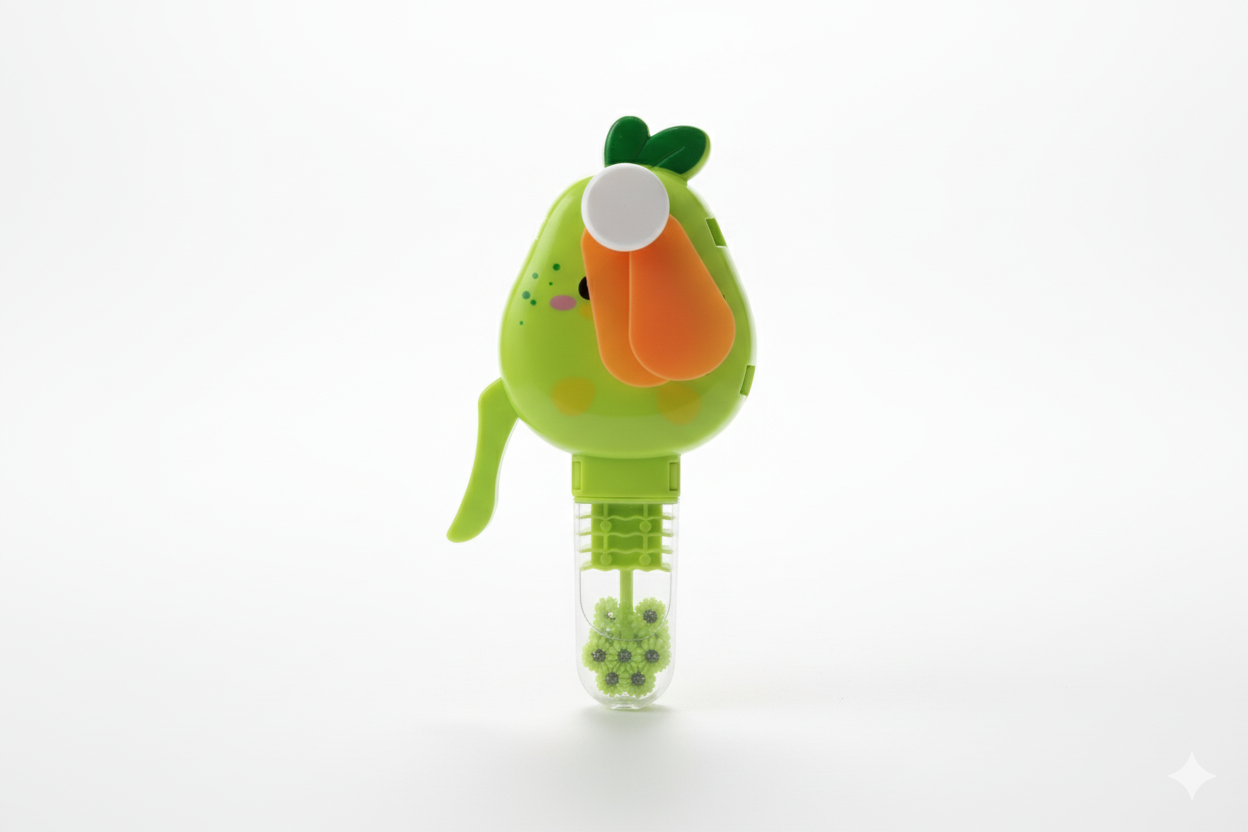 Handheld Fruit Shape Toy Fan for Kids ? Cute Cartoon Design, Safe Soft Blades, Portable Mini Fan for Summer Play & Cooling (Random Design)