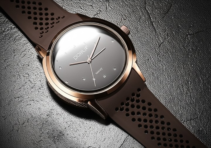 Men's Quartz Watch ? Stainless Steel Dial with Silicone Strap, Casual Analog Wristwatch (Non-Waterproof, No Box)