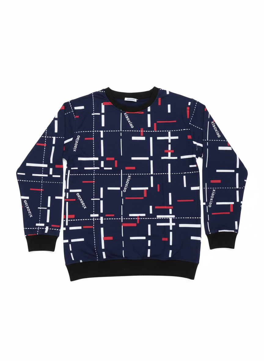 HY Boutique Lot Lining Screen Print Full Sleeve T-Shirt ? Premium Quality, Smart Look, Good Stitching, Fashionable Design (Sizes M, L, XL)