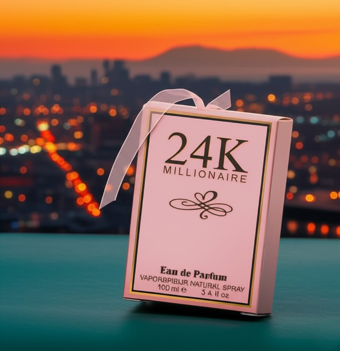 24K Millionaire Perfume for Women ? Premium Long Lasting Eau de Parfum, Luxury Fragrance with Rich Floral & Fruity Notes, Elegant Scent That Lasts Up to 5 Hours (100ML)