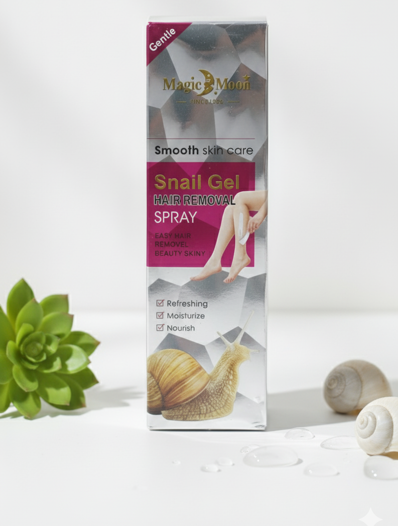 Magic Moon 120ml Hair Removal Spray And Gel ? Original Formula, Quick and Effective Painless Hair Remover for Smooth Skin ? Random Color