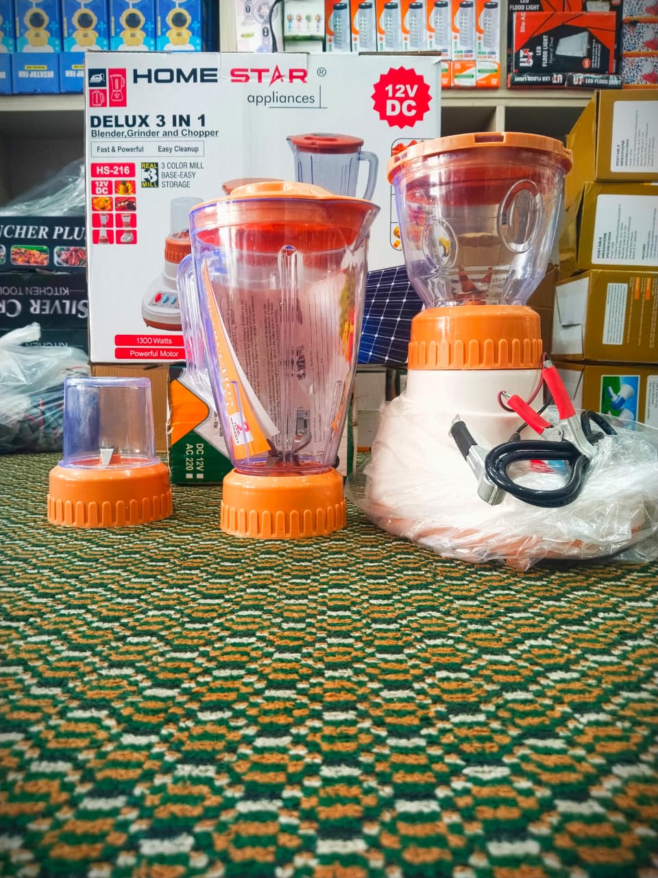 12V Portable Juicer Blender 3-in-1 ? Rechargeable Travel Blender, Mini Food Processor & Grinder