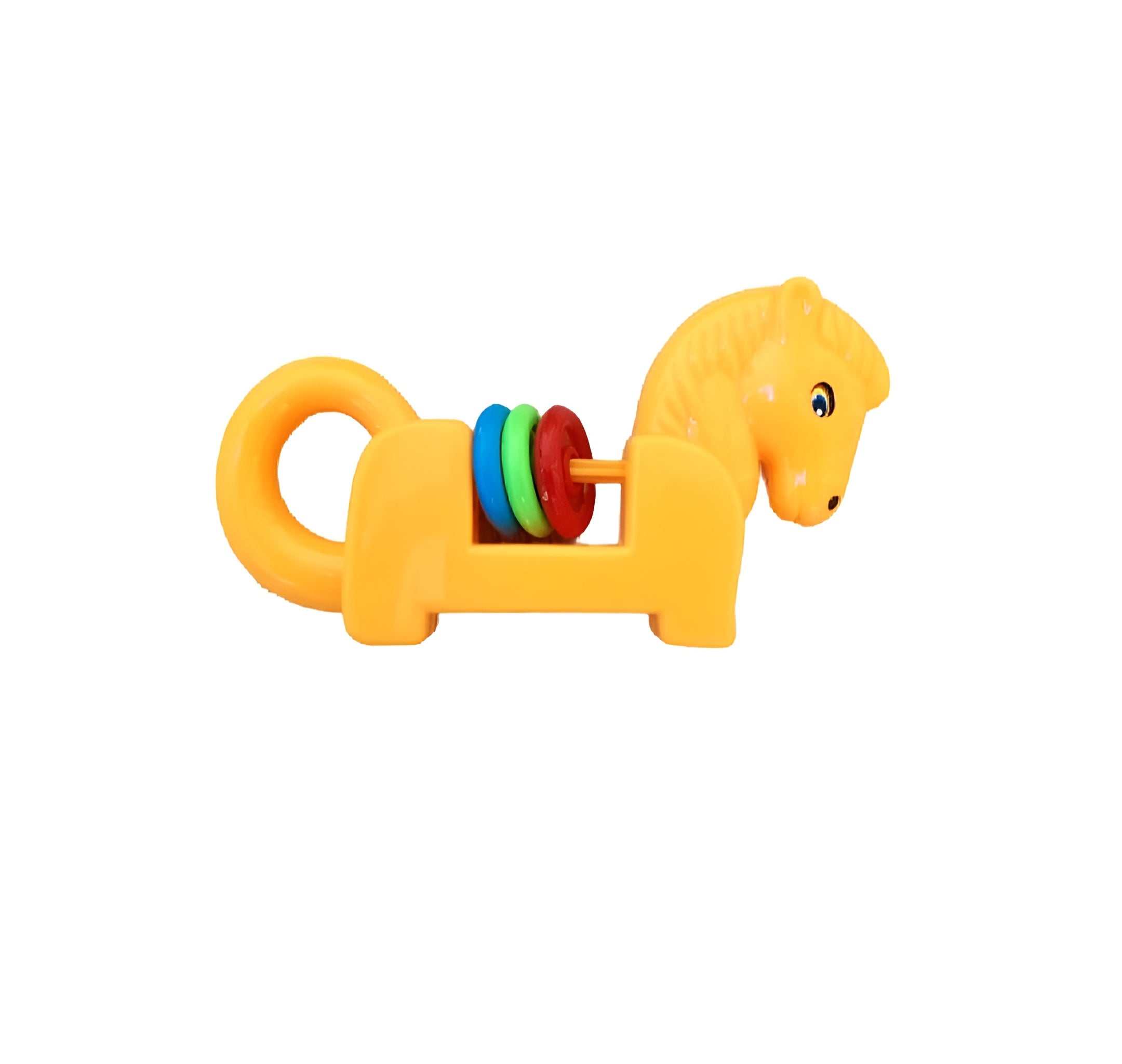 3 Pcs Baby Rattle Set ? Non-Toxic Plastic Toys for Newborns, Safe & Lightweight, Colorful Shapes for Sensory and Motor Skill Development (0-3 Years)