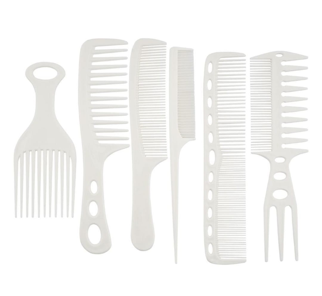 Aimeisi Multifunctional Hair Comb Set ? 6 Pcs Durable Styling Combs for Medium to Long Hair