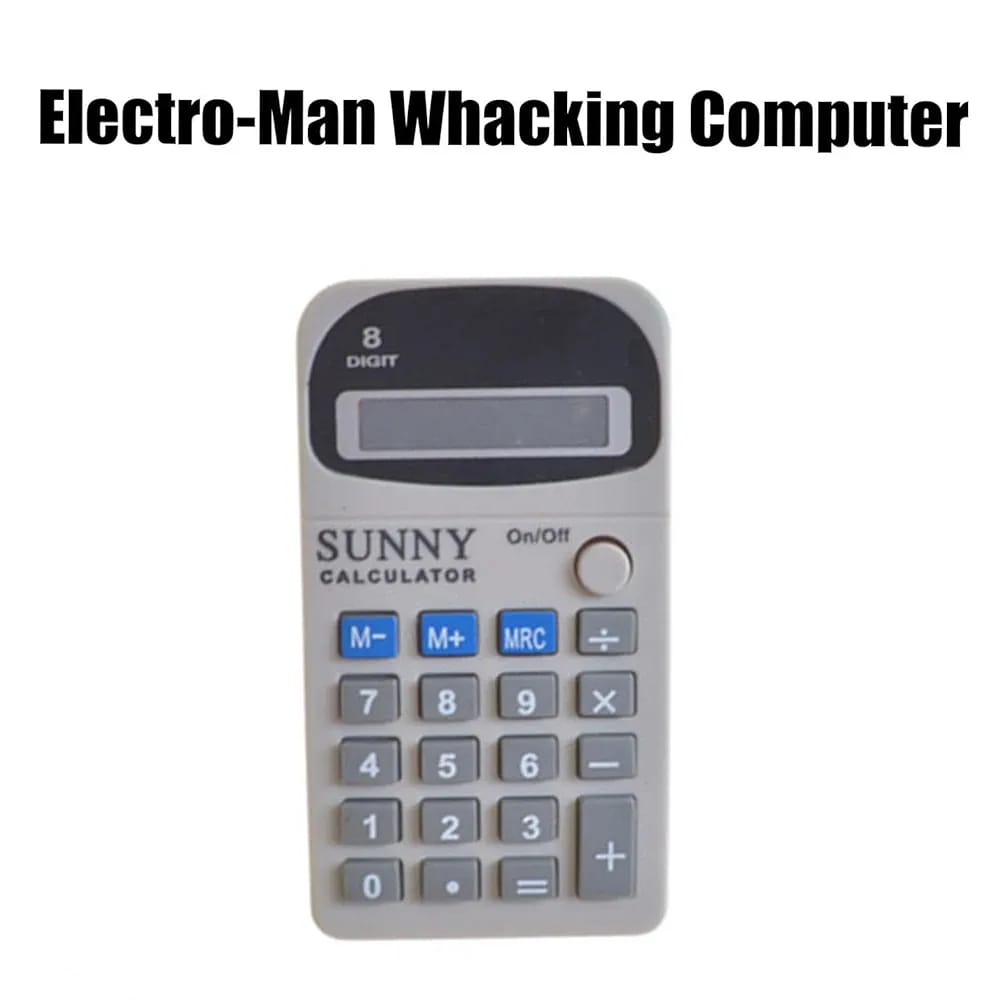 Electric Shocking Fake Calculator ? Funny Prank Toy Gadget for Adults & Teens, Ideal for Holidays, Halloween, Birthdays, and Party Tricks
