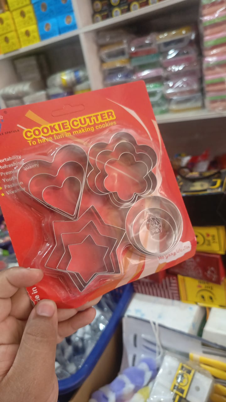 12-Piece Stainless Steel Cookie Cutter Set ? 4 Assorted Shapes for Baking, Pastry, and Crafts
