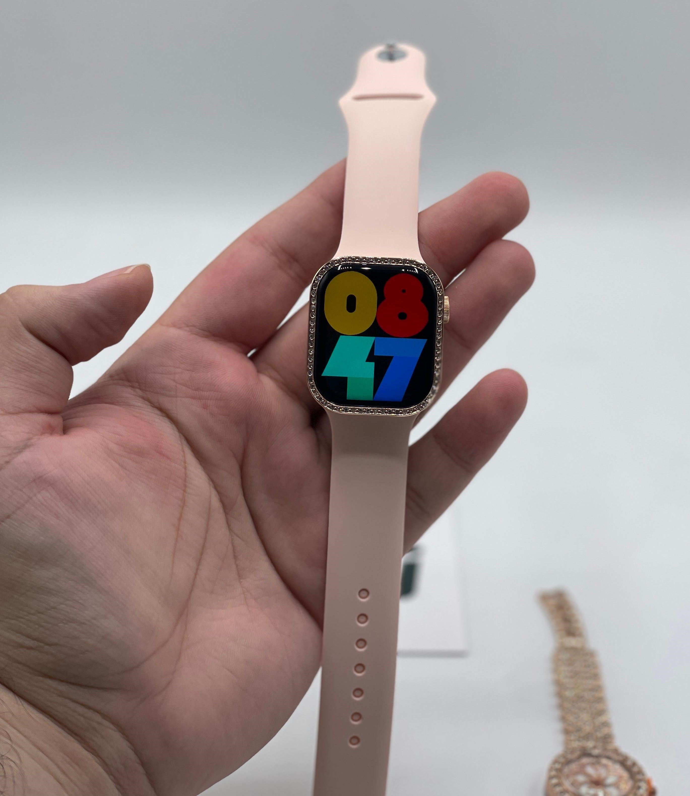 Mi Ni ZW10 DO Elegant Diamond Series Smartwatch ? Bluetooth Calling, Health Monitor, 2-in-1 Women's Smart Watch