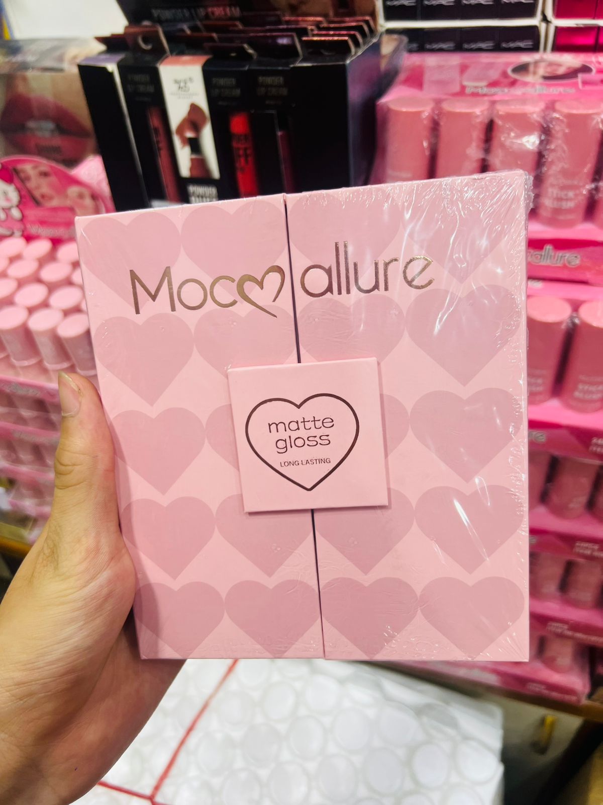 Mocallure 12-Piece High Pigment Lip Gloss Set | Rich & Vibrant Shades ? Pink, Red, Peach, Nude & Maroon | Smooth Liquid Texture, Long-Lasting Shine for Any Occasion