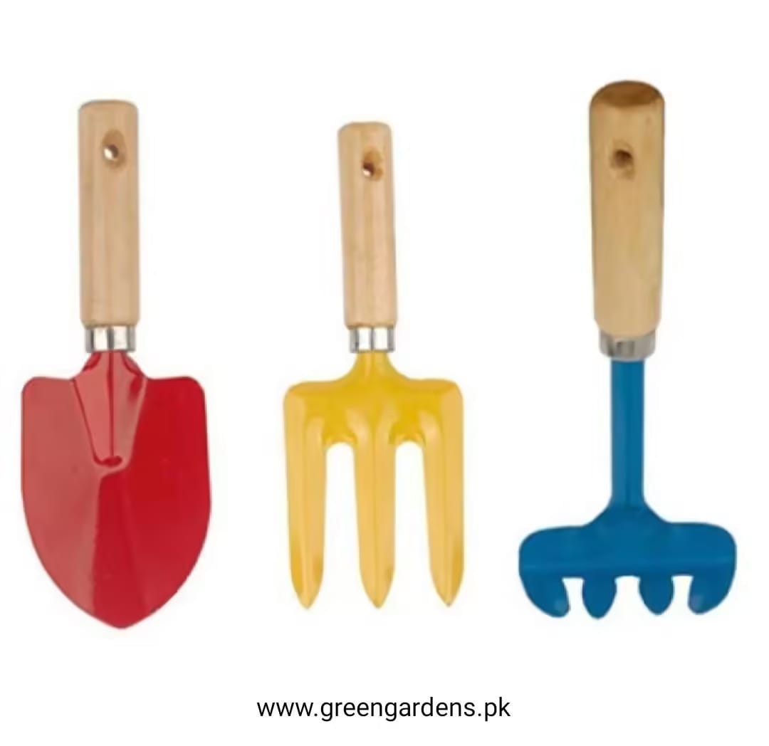Gardening Tools Set (3 Pcs) for Kids ? Safe & Durable Mini Shovel, Rake & Spade for Outdoor Play, Learning & Fun Gardening Activities