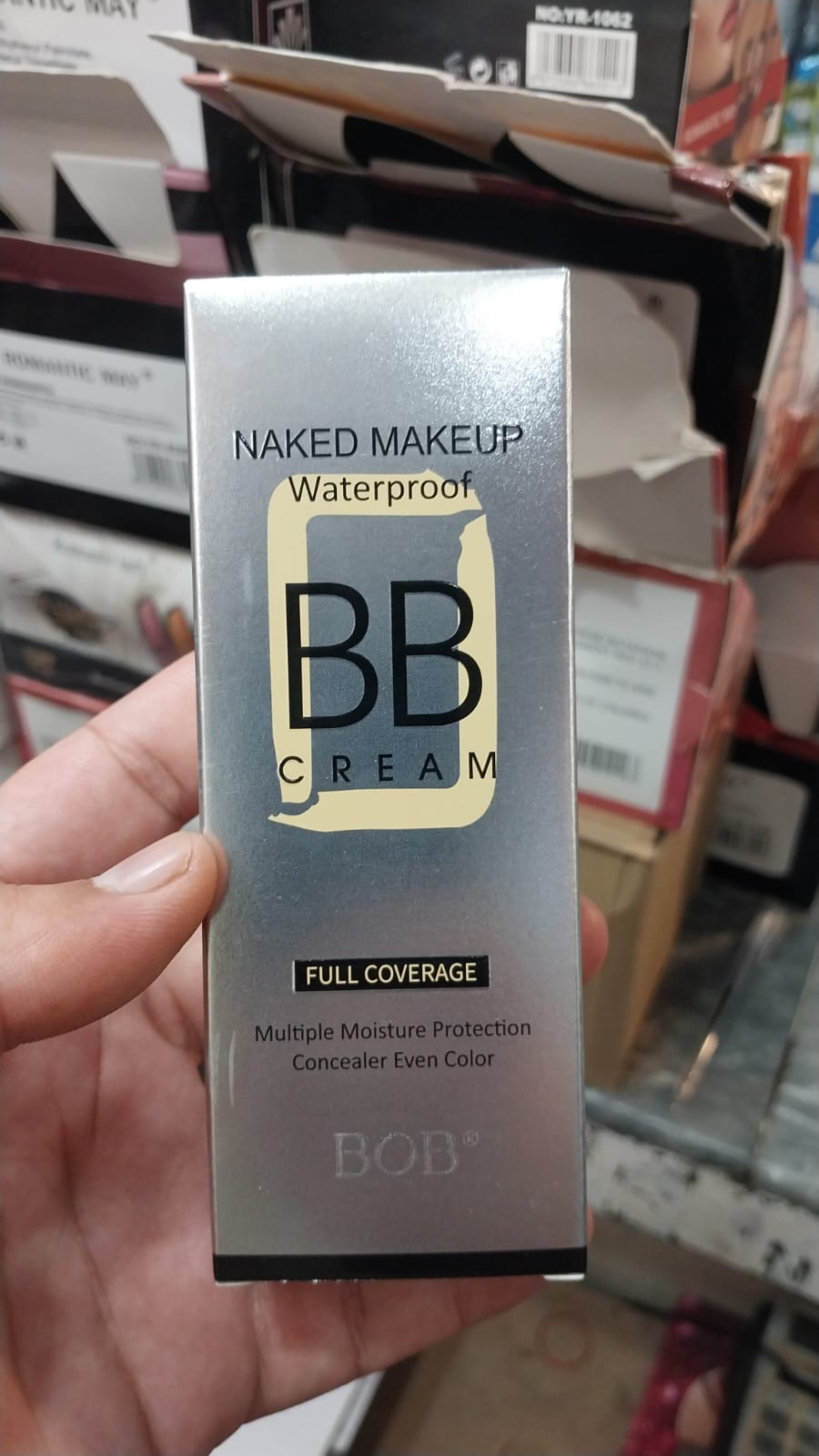BOB Naked Makeup Waterproof Full Coverage BB Cream ? 40 Gram Pack, Original Long-Lasting Formula
