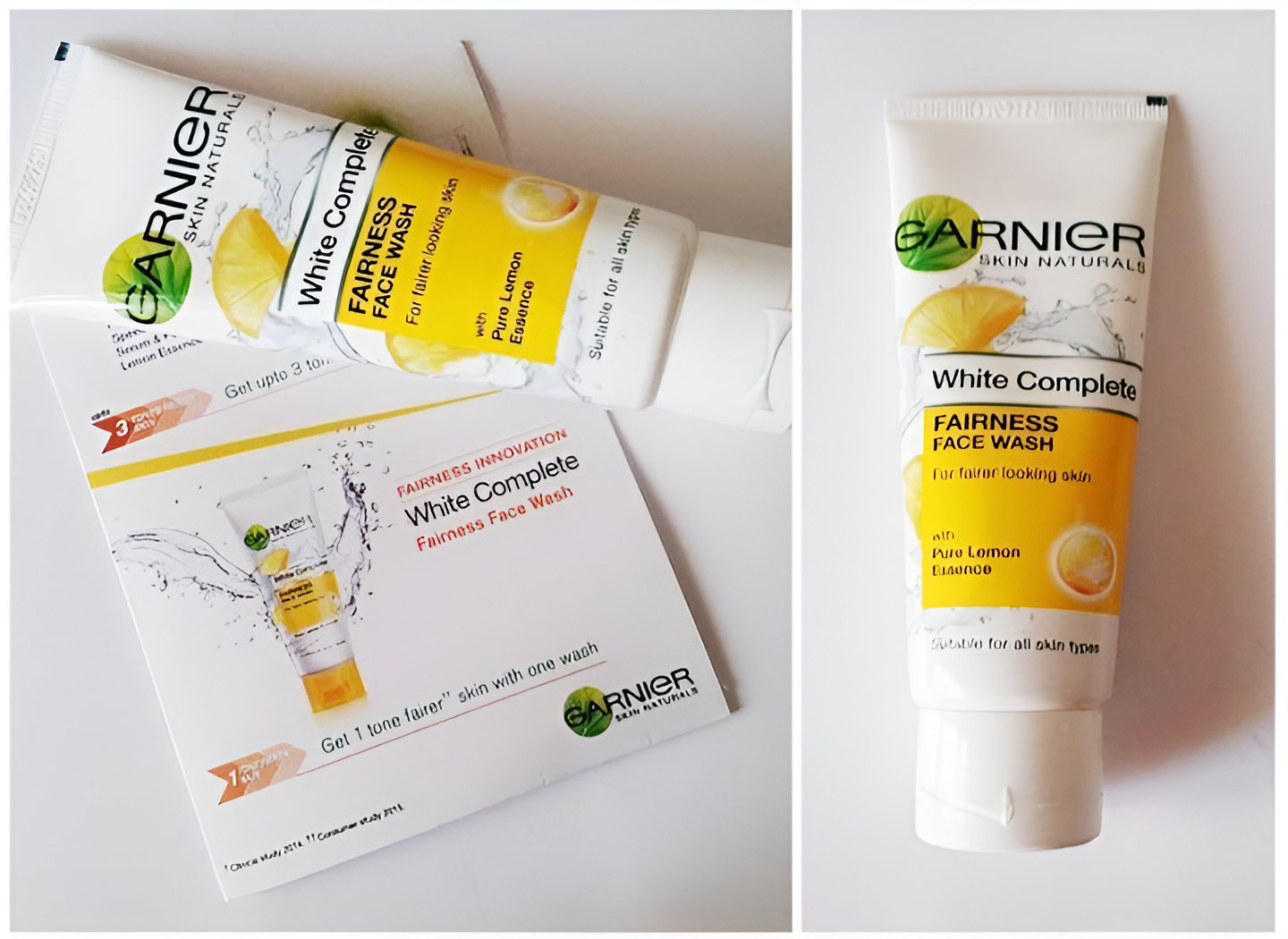 Garnier Pure Lemon Essence Face Wash ? 100g Brightening Daily Cleanser for Fresh, Oil-Free & Radiant Skin | Gentle Liquid Formula