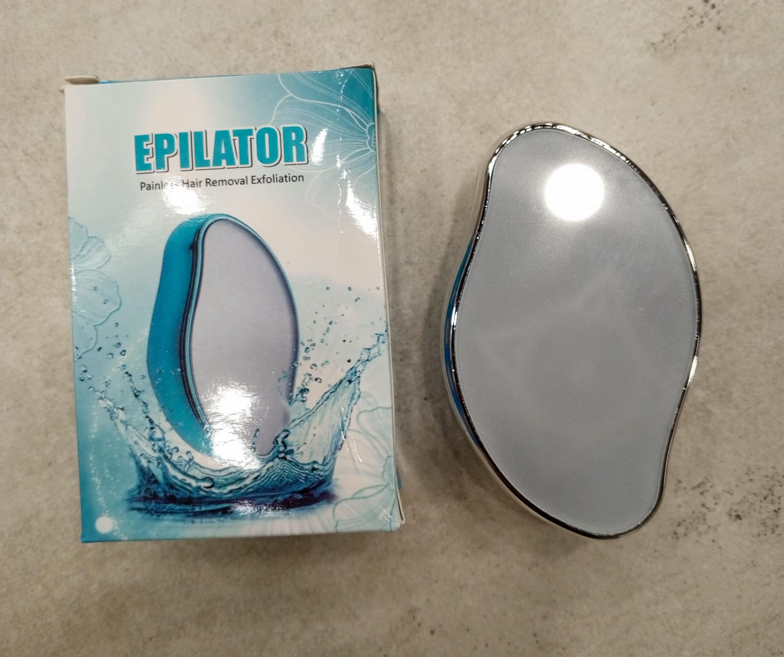 Crystal Hair Eraser - Magic Crystal Hair Remover, Painless Hair Removal with Epilator Mini Hair Remover for Men and Women Leg Arm Back Soft Smooth Silky Skin(Random color)