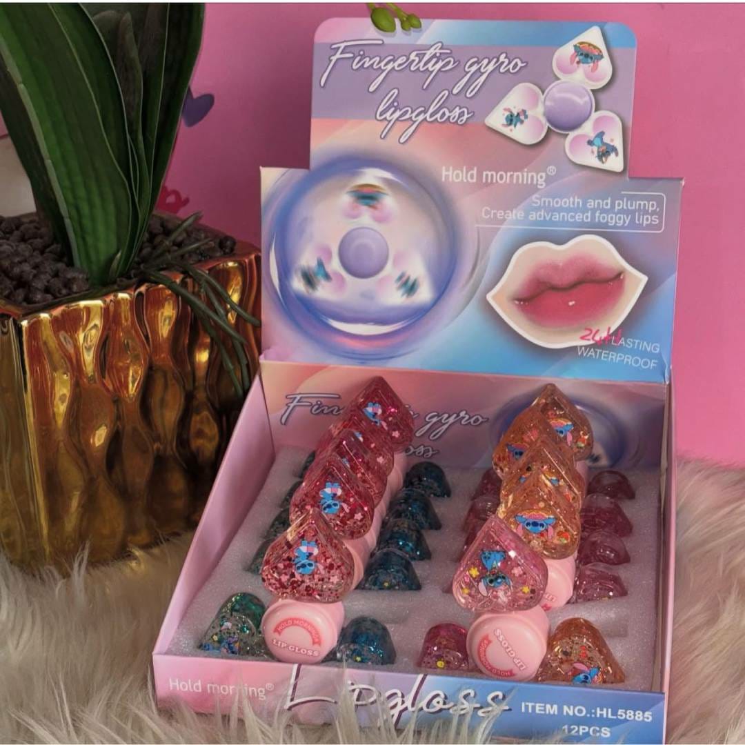 3 in 1 Spinner Lip Oil ? Hydrating & Nourishing Lip Care, Lightweight Liquid Formula in Shades of Pink, Smooth & Glossy Finish, Long-Lasting Moisture