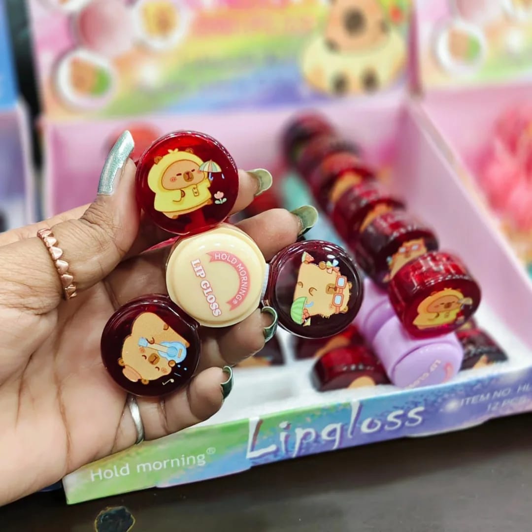 3 in 1 Spinner Lip Gloss/Tint ? Hydrating Liquid Lip Color, Glossy & Vibrant Finish, Multicolor Red Shades, Long-Lasting Shine & Moisturizing Formula