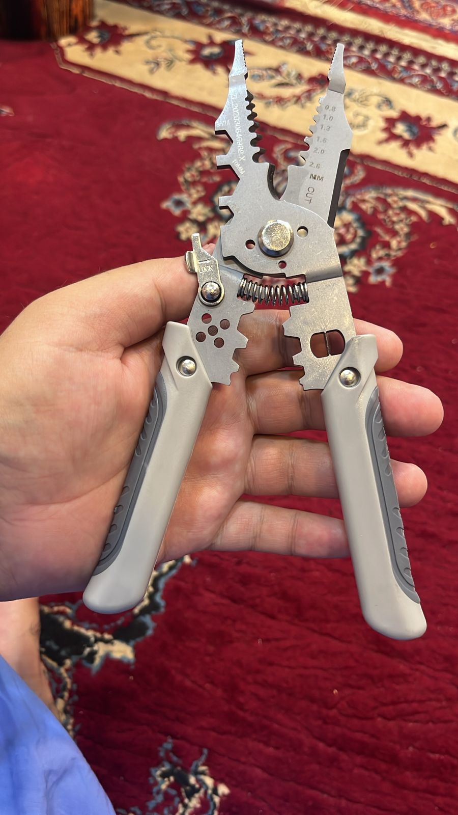 Multi-Function Wire Stripper and Cutter ? 10-in-1 Electrical Tool with Wire Cutting, Stripping, Crimping & Screw Functions