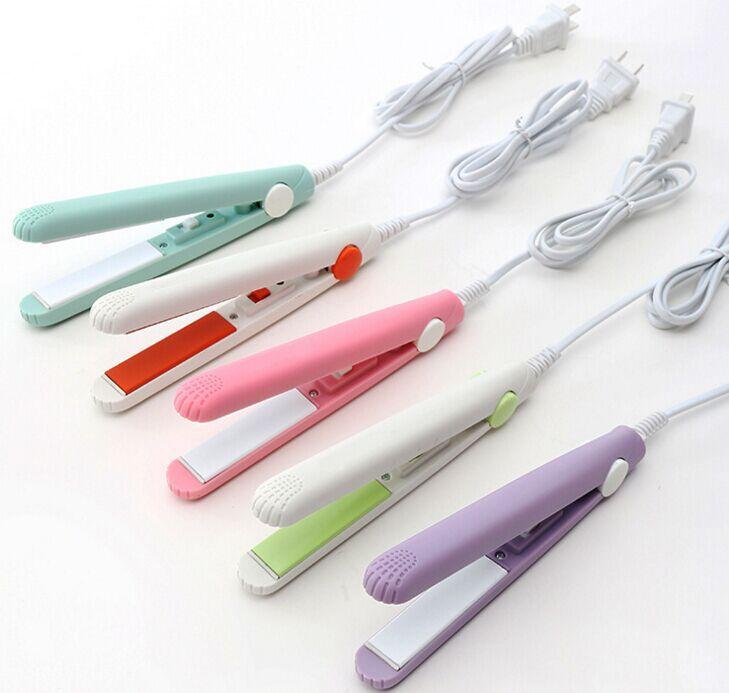 Mini Hair Straightener ? Lightweight & Portable Travel Styling Tool | Medium Heat | High/Low Speed Settings | Corded Electric | Multicolor | ABS Plastic