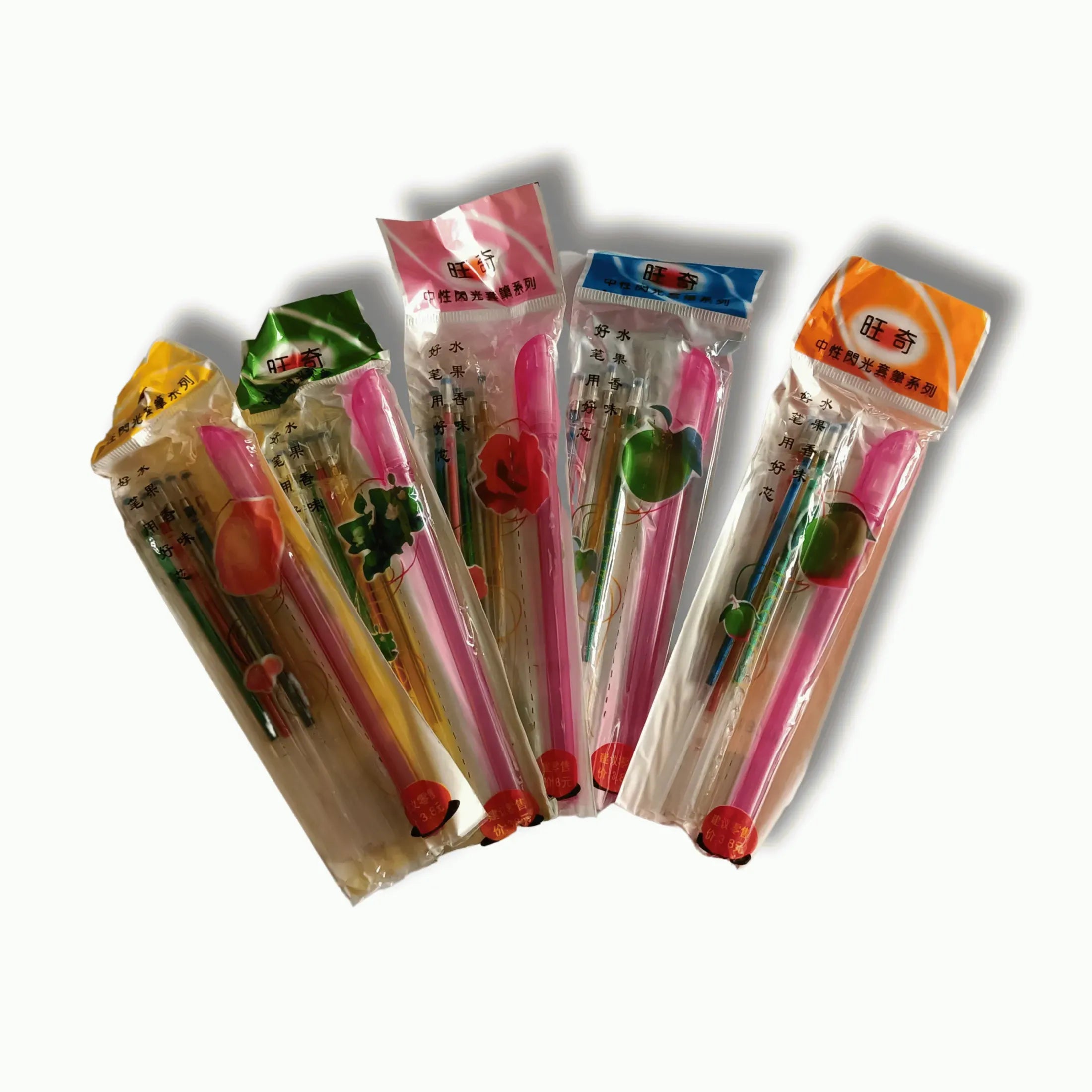 Glitter Gel Pen Refills Set ? 5 Multi-Colored Metallic Ink Refills for Smooth Writing & Creative Art