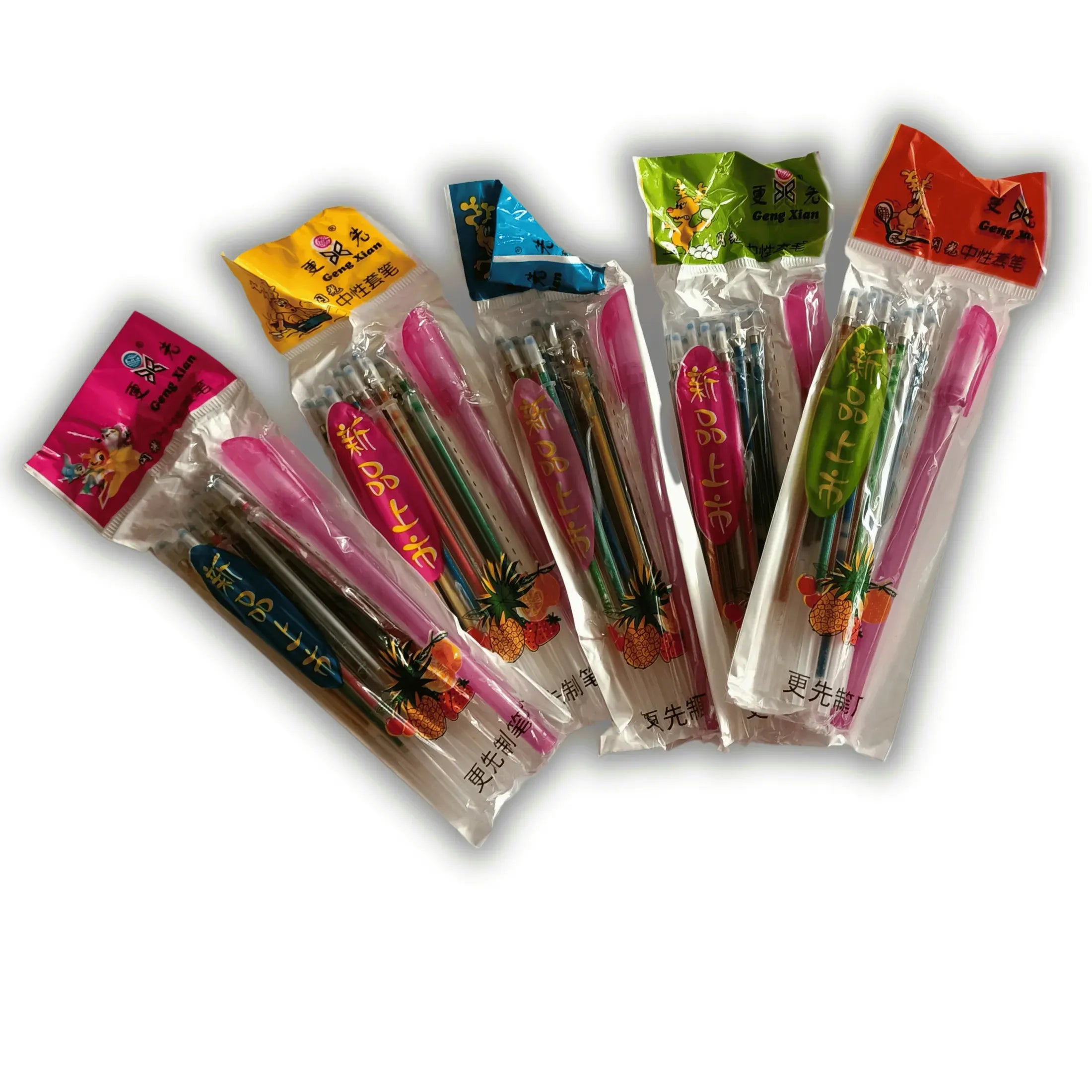 Glitter Gel Pen Refills Set ? 5 Multi-Colored Metallic Ink Refills for Smooth Writing & Creative Art