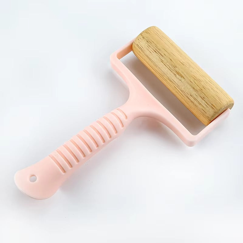 2pcs Wooden Rolling Pin for Baking ? Hand Push Dough Roller with Non-Stick Surface, Lightweight & Kid-Friendly