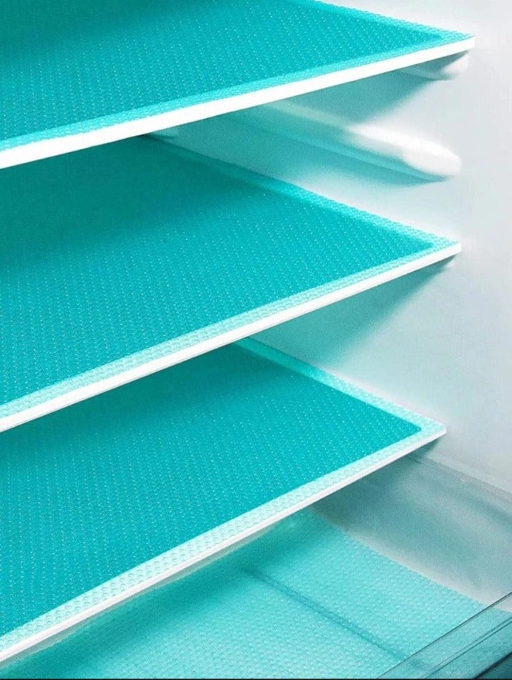 Anti-Slip Fridge Sheet Roll ? 45x150cm ? Spill-Proof Refrigerator Liner for Organized Shelves (Random color)