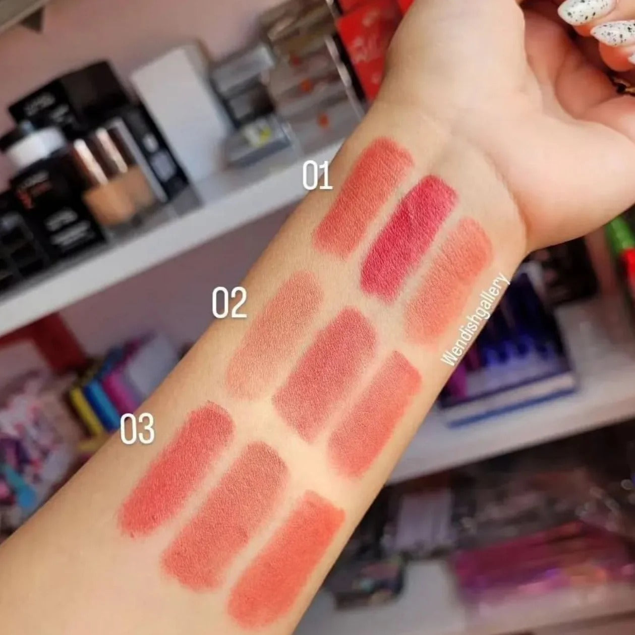 Color Castile Pack of 3 Bear Shape Matte Lipsticks ? Long-Lasting, Bold & Vibrant Makeup Essential