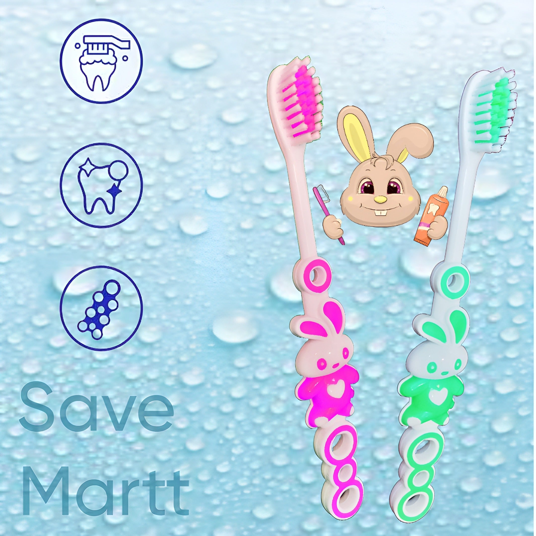 Dr. Jones Baby Teeth Brush ? Pack of 3 | Soft Bristles | Gentle Oral Care for Infants and Toddlers (Random color)