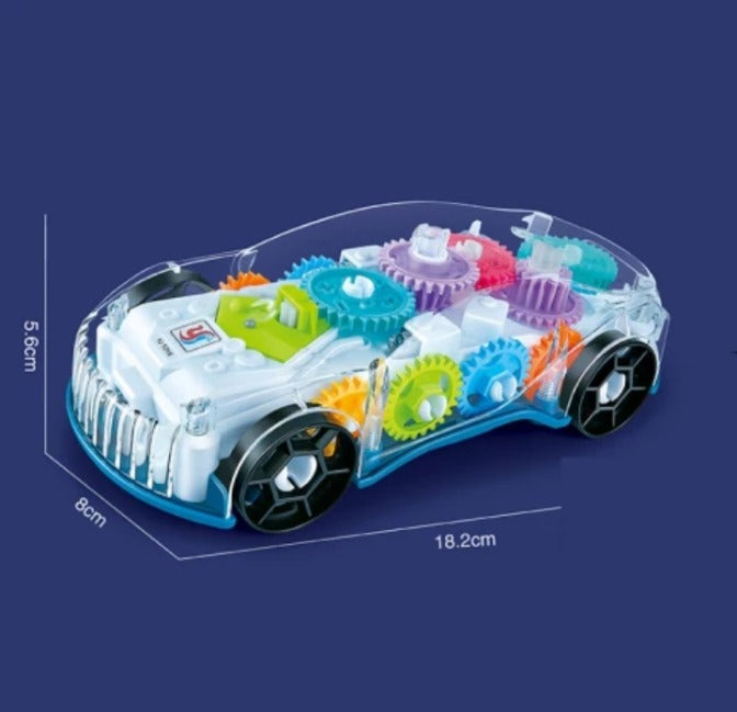 360° Rotating Future Musical Car Toy with Lights ? For Kids, Boys & Girls