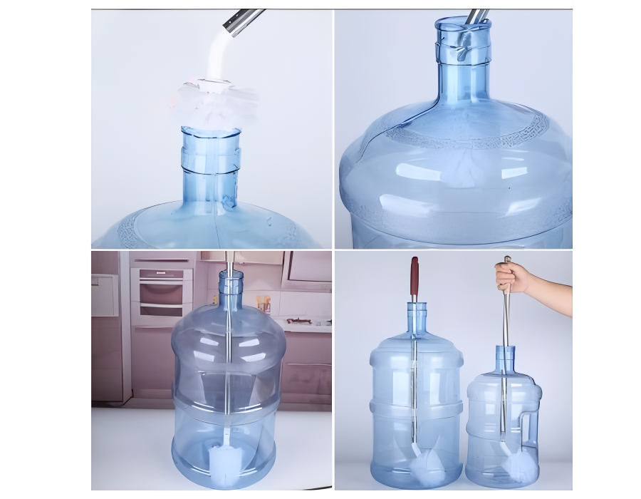 High-Quality Water Bottle Cleaning Brush for 19-Liter Bottles ? Durable Bristles & Ergonomic Handle for Hygienic Water Dispenser Maintenance