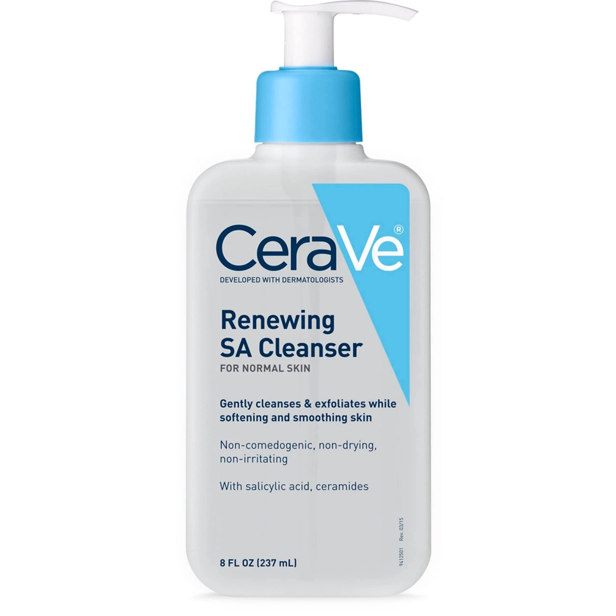 CeraVe Renewing SA Cleanser And Hydrating Cleanser with Salicylic Acid & Ceramides ? (237ml)