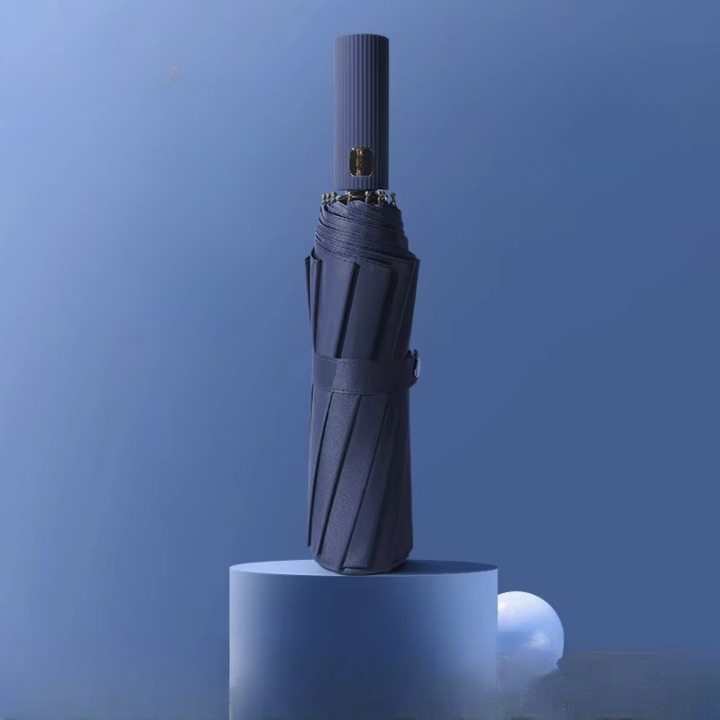 Compact Travel Umbrella with Windproof Design Gray Ghana