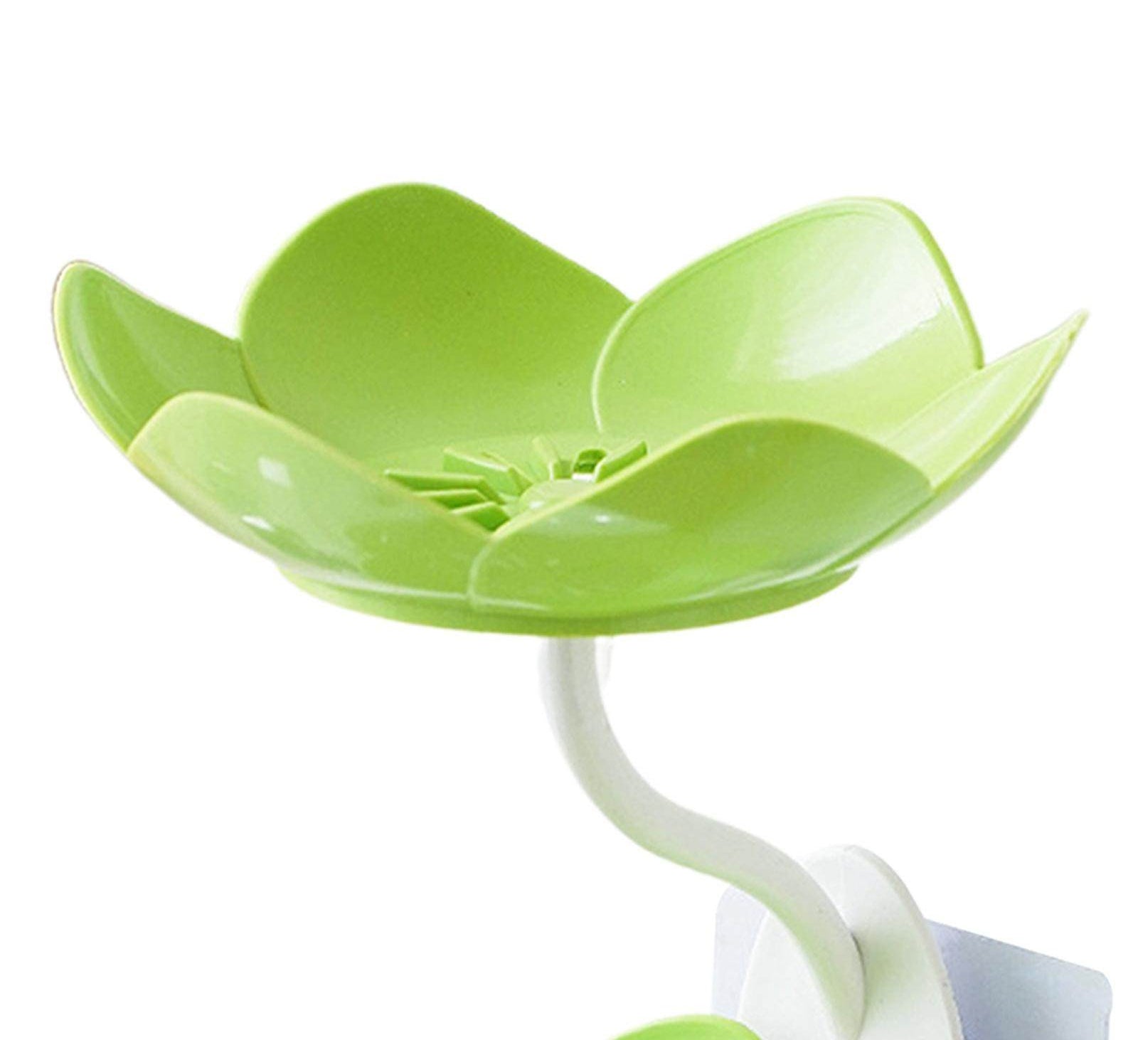 Lotus Flower Wall-Mounted Soap Holder ? Self-Draining Bathroom & Kitchen Organizer