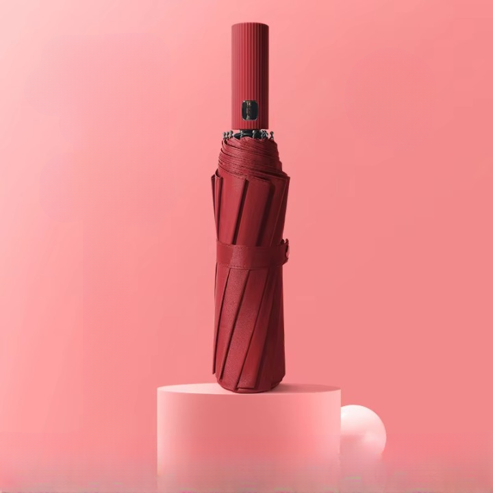 Compact Travel Umbrella with Windproof Design Gray Ghana