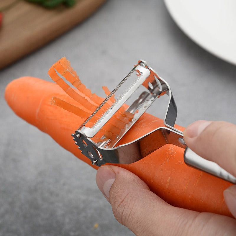 1 Set Stainless Steel Peeler & Slicer ? Multi-Function Vegetable & Fruit Grater Tool