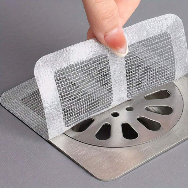 (pack Of 10) Multifunctional Net Sticker Drainer Net For Bathroom - Kitchen Etc | Window Screen Repair Patches For Door Window