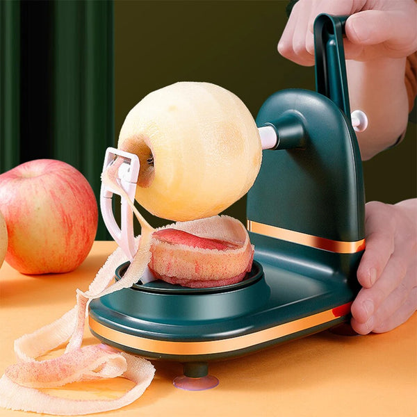 Manual Fruit Peeler | Multifunctional Peeler Household Peeling Machine | Manually Rotating Multifunctional Hand-Operated Fruit Peeler (Random color)