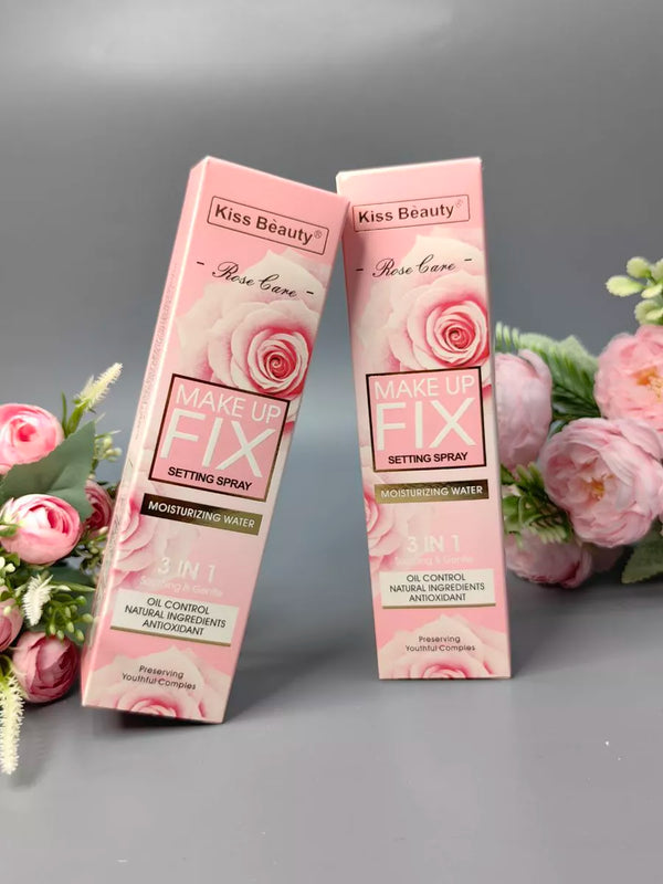 Kiss Beauty Makeup Fix Setting Spray 3-in-1 – Hydrating, Lightweight &amp; Long-Lasting Makeup Prep &amp; Fix – 150ml