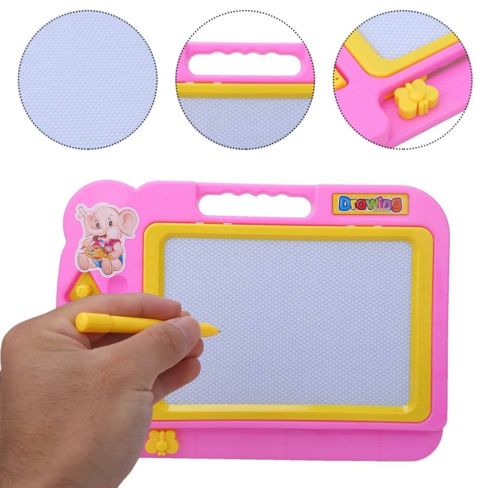 Magnetic Learning Drawing Board for Kids ? Erasable Doodle Pad with Pen, Educational Writing &amp; Sketching Toy