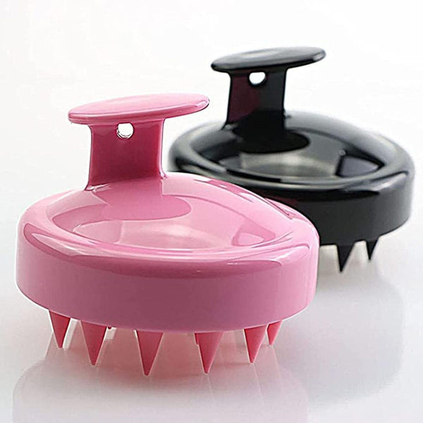 1 Piece Scalp Shampoo Massager Brush | Scalp Hair Scrubber With Soft  Bristles For All Type Of Hairs ( Random Color )