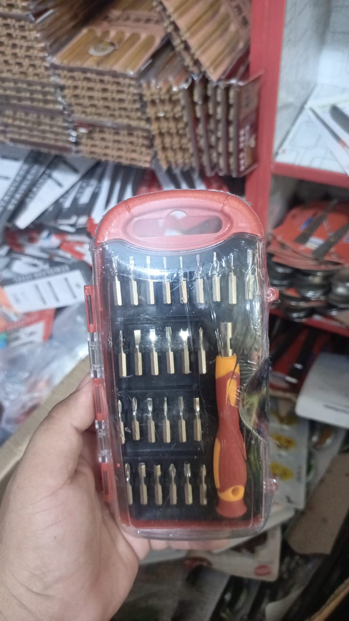 27-in-1 Multifunction Manual Screwdriver Set, Household Hardware -  Precision Screwdriver Set With 360° Rotating Handles