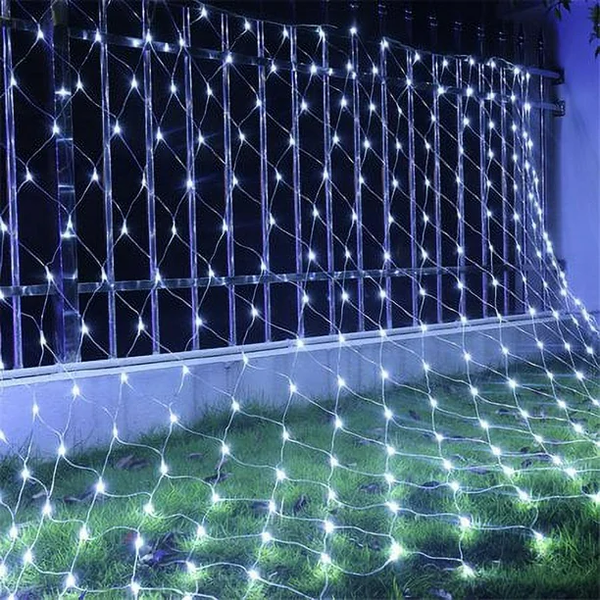 1 PC Wedding LED Net Mesh String Lights- Fairy String Lights With 88 Lights for Wedding Party Décor Outdoor &amp; Indoor Activities