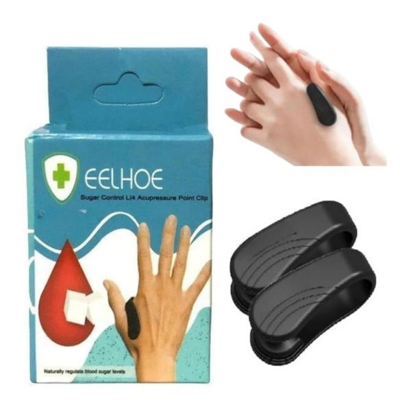 Sugar Control LI4 Acupressure Point Clip Wearable – Supporting Acupressure Relaxation, Stress Alleviation, Tension Relief and Headache Relief Hand Clip Migraine Pressure Point Clip