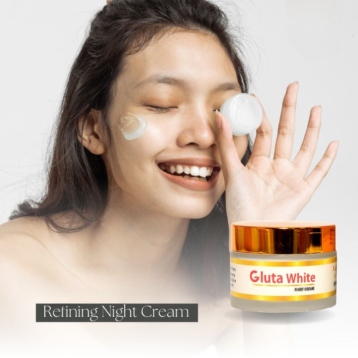 Gluta White Extreme Stronger Light Up And Anti-Aging Day &amp; Night Cream | 50gram