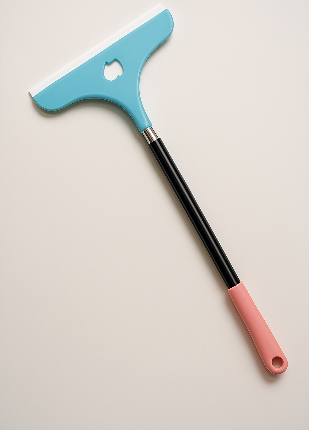 Stainless Steel Glass Wiper with Retractable Handle ? Window &amp; Glass Cleaning Scraper (Random color)