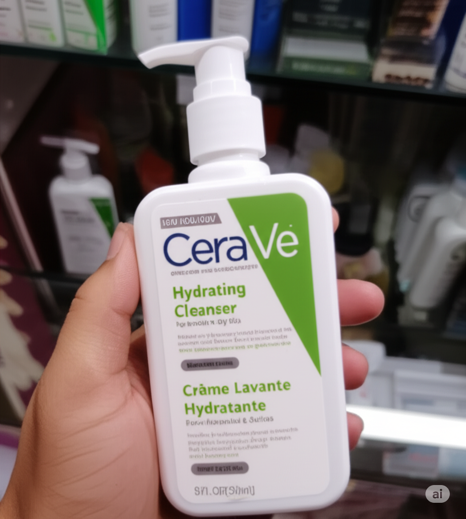 CeraVe Renewing SA Cleanser And Hydrating Cleanser with Salicylic Acid &amp; Ceramides ? (237ml)