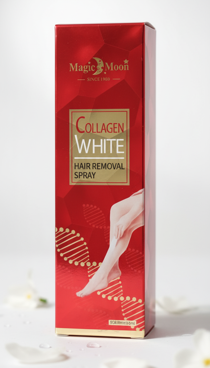 Magic Moon 120ml Hair Removal Spray And Gel ? Original Formula, Quick and Effective Painless Hair Remover for Smooth Skin ? Random Color