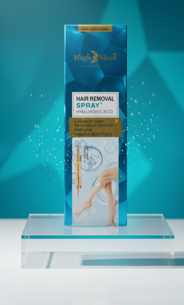 Magic Moon 120ml Hair Removal Spray And Gel ? Original Formula, Quick and Effective Painless Hair Remover for Smooth Skin ? Random Color