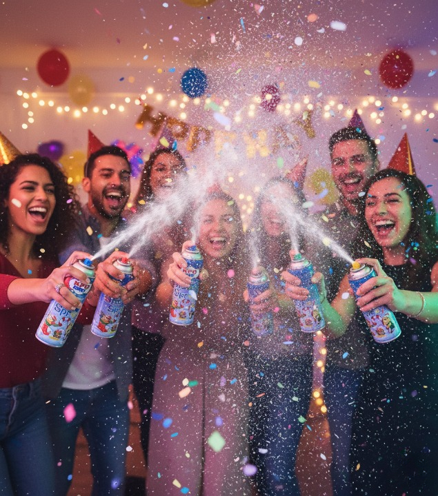 Pack of 2 Snow Spray for Party ? 100ml Each, Fun Celebration Spray for Birthdays, Weddings, New Year and Events